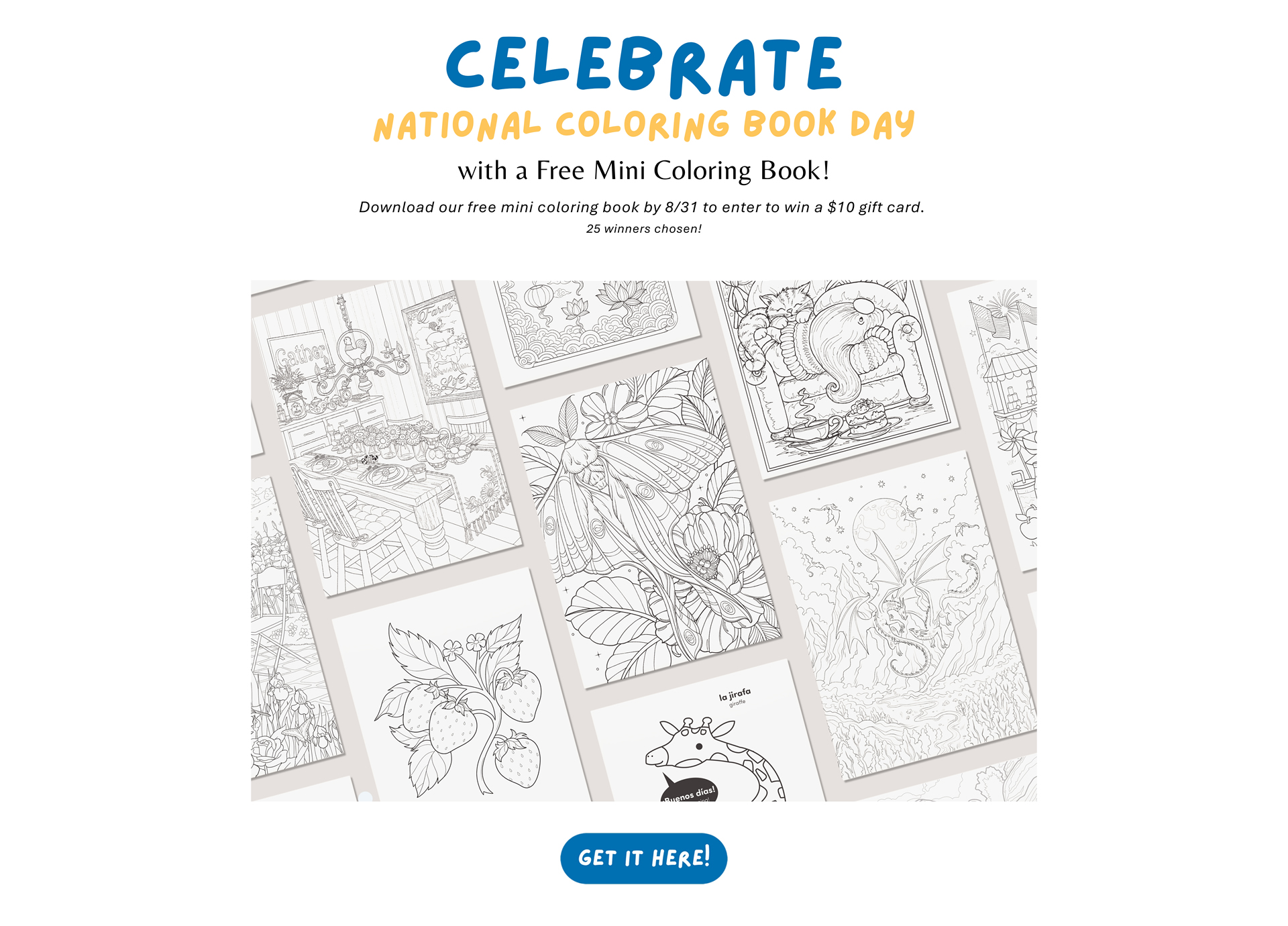 Download a Free Mini Coloring Book