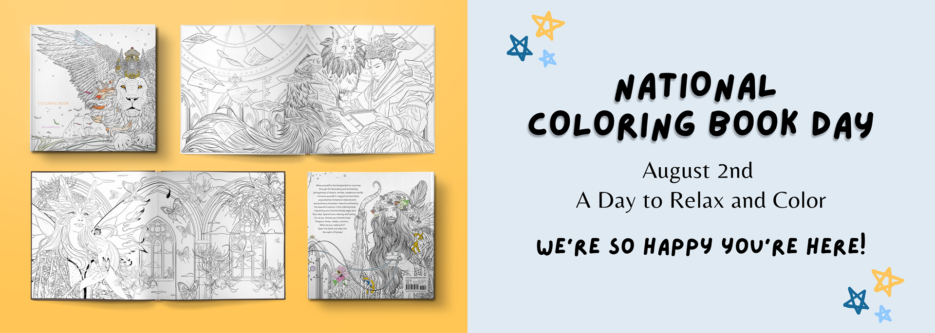National Coloring Book Day - August 2nd: A Day to Relax and Color